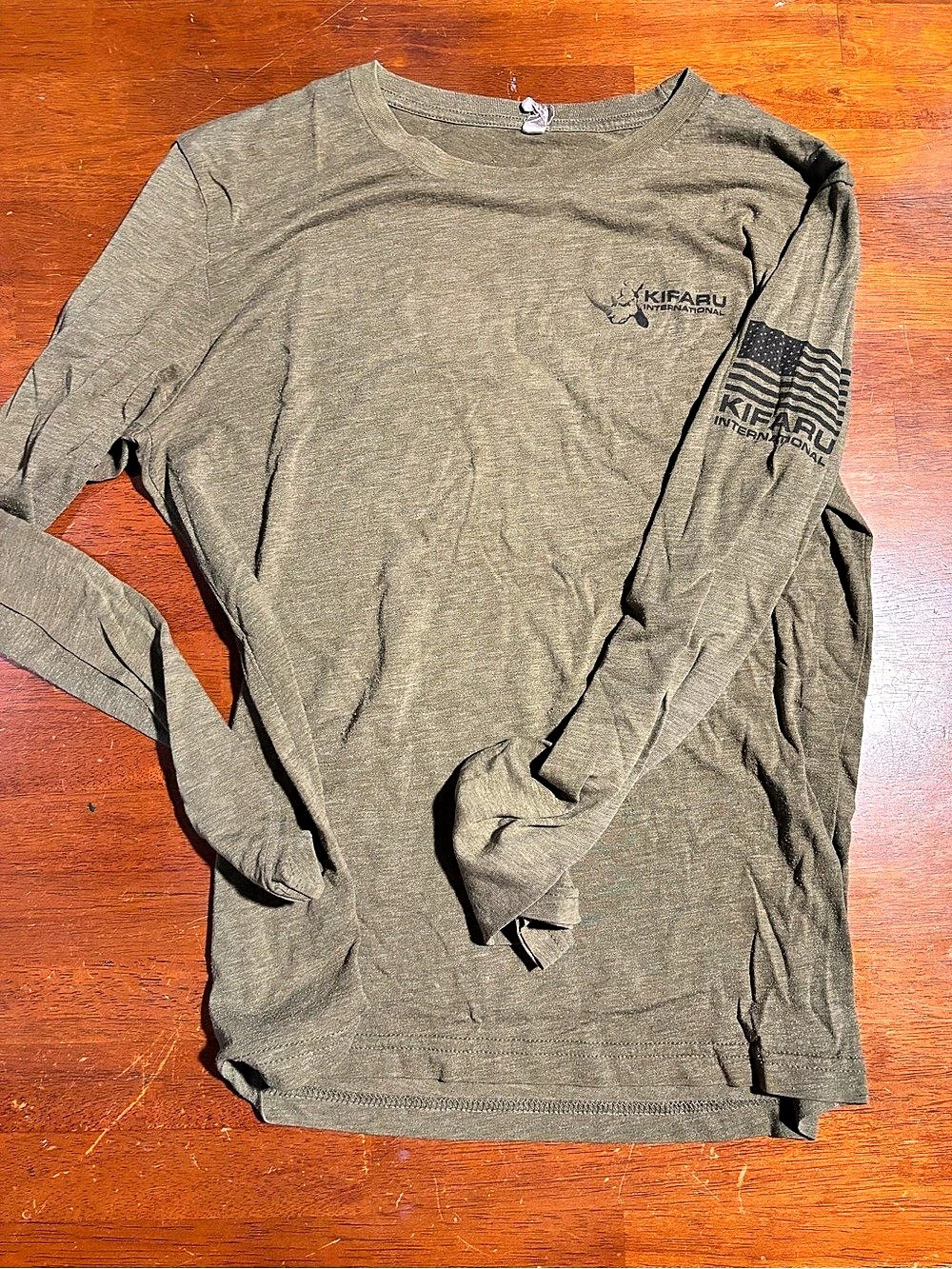 Kifaru International Long Sleeve Graphic Tee in Green